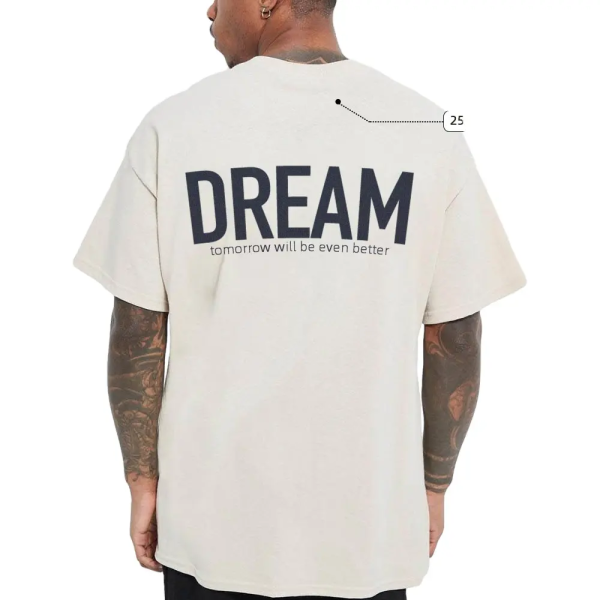 Dream Oversize Erkek Tasarım Tshirt