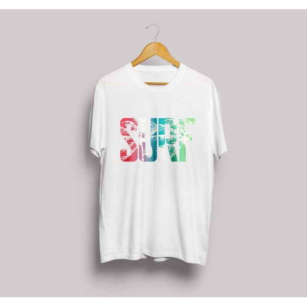 Surf Unisex Tasarım T-shirt