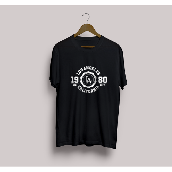 Los Angeles Baskılı Oversize Tasarım Tshirt