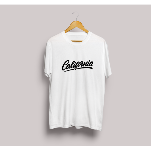 California Baskılı Oversize Tasarım Tshirt